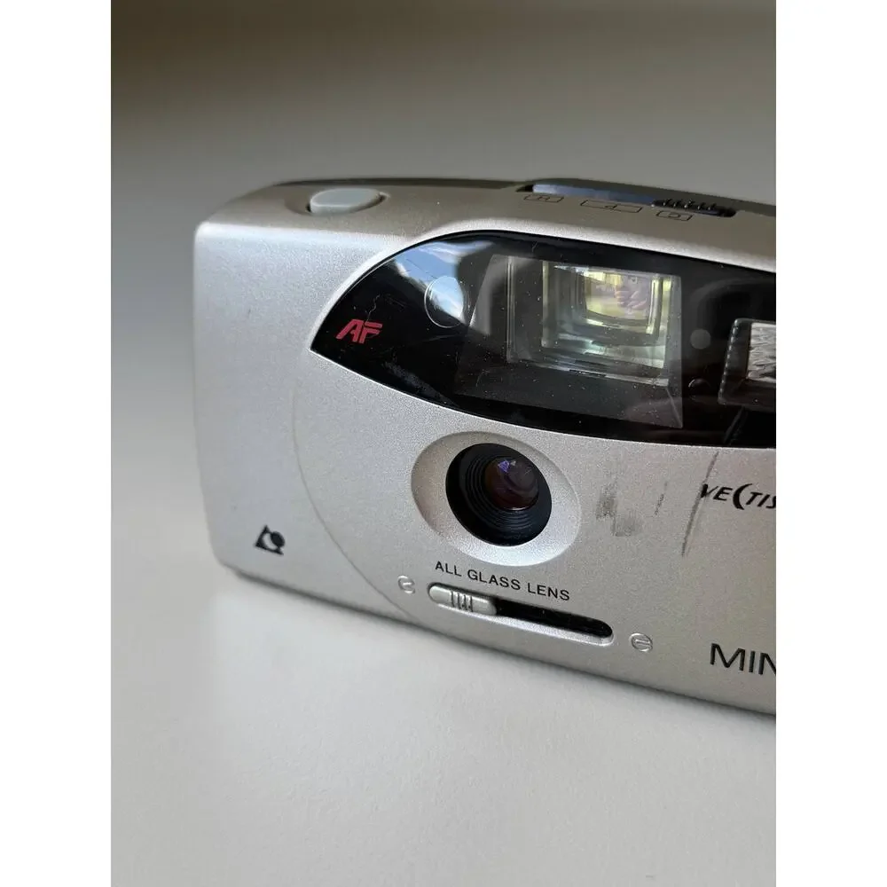 Minolta Vectis 100 BF Point And Shoot Aps Film Camera Compact 90s WORKS